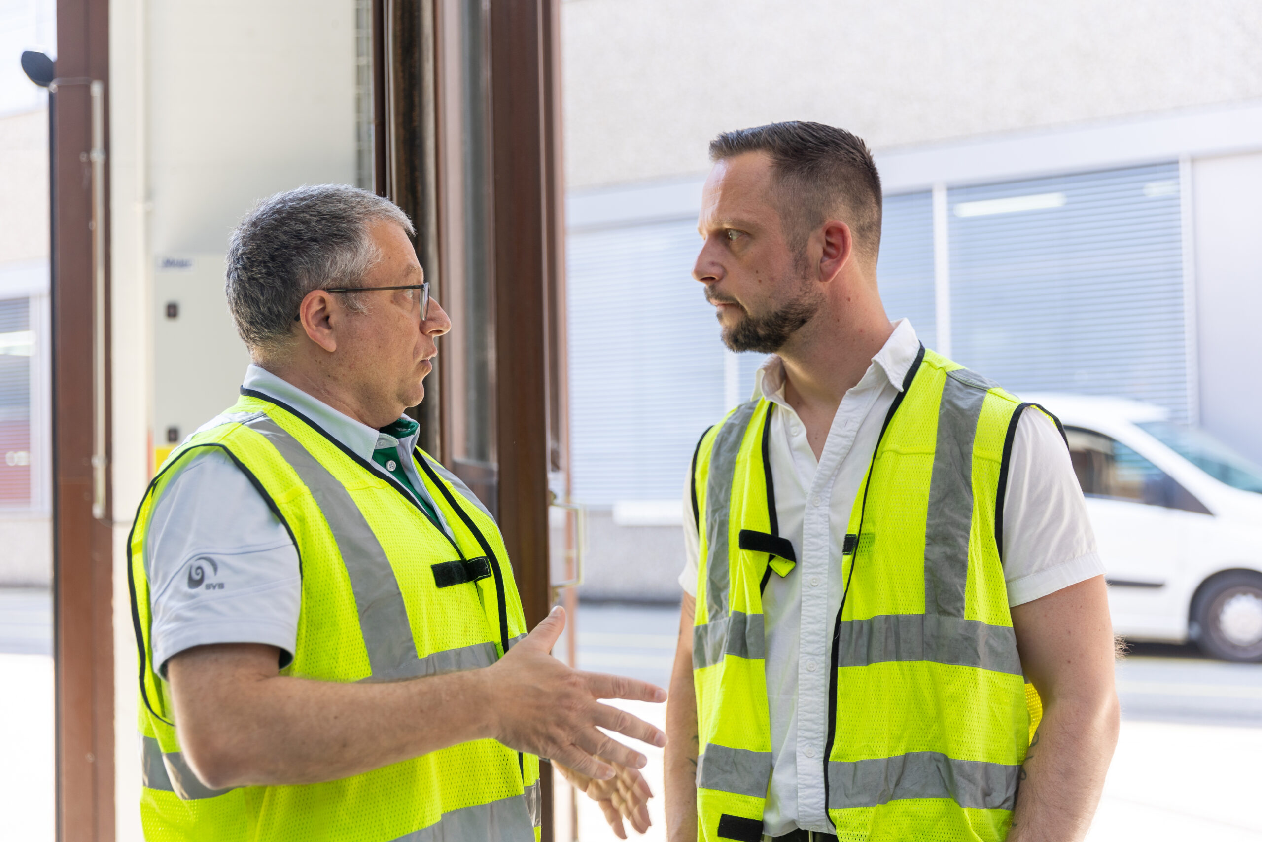 Zwei PSVB Mitglieder im Gespräch