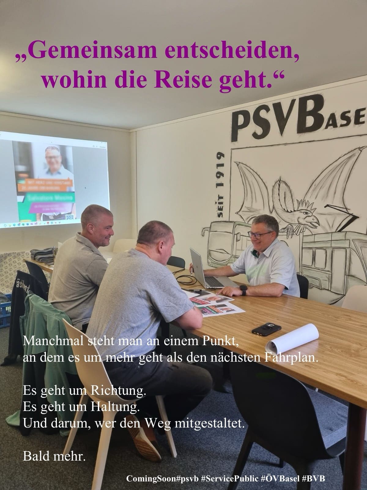“Gemeinsam entscheiden, wohin die Reise geht.”
